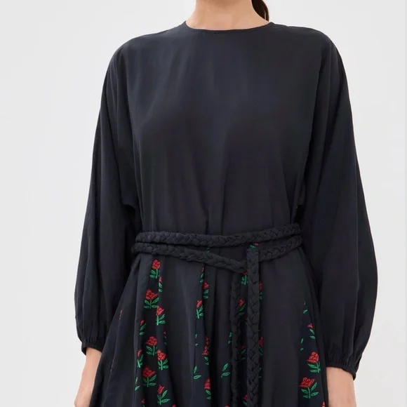 Rhode Ella Black Mini Dress - Picture 1 of 7